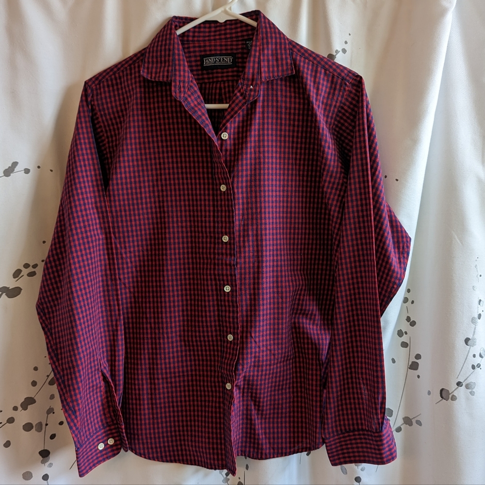 Lands End Button Up